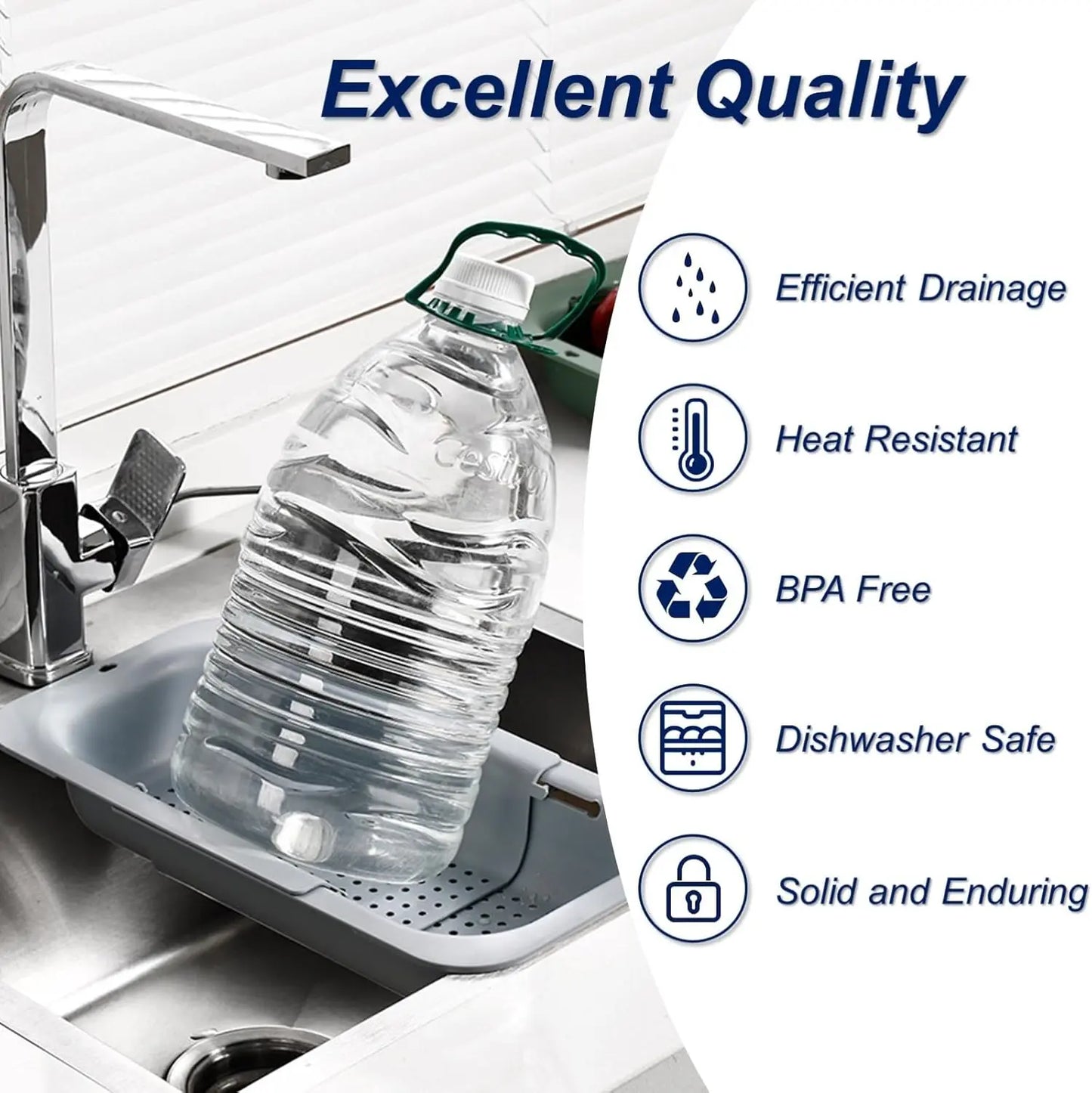 Levane™ Multi-Use Collapsible Drain Basket