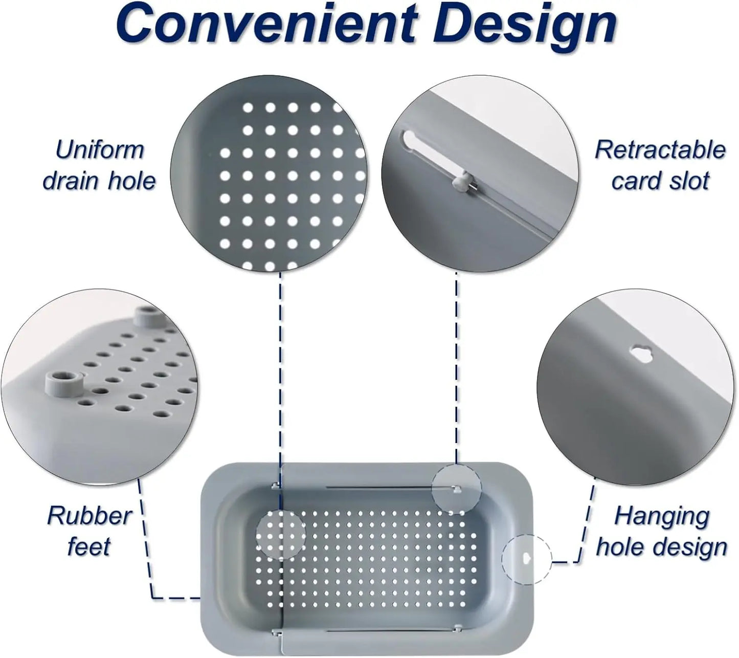 Levane™ Multi-Use Collapsible Drain Basket