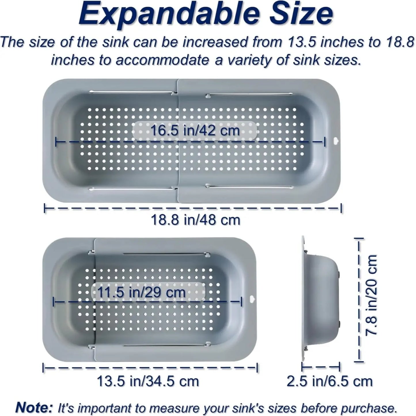 Levane™ Multi-Use Collapsible Drain Basket